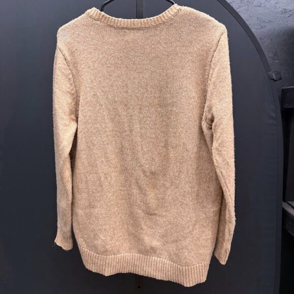 Croft & Borrow Brown Cable Knit Sweater - Picture 5 of 5